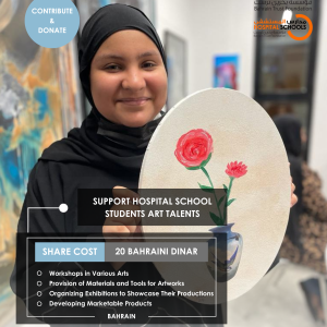 SUPPORT HOSPITAL SCHOOL STUDENTS ART TALENTS